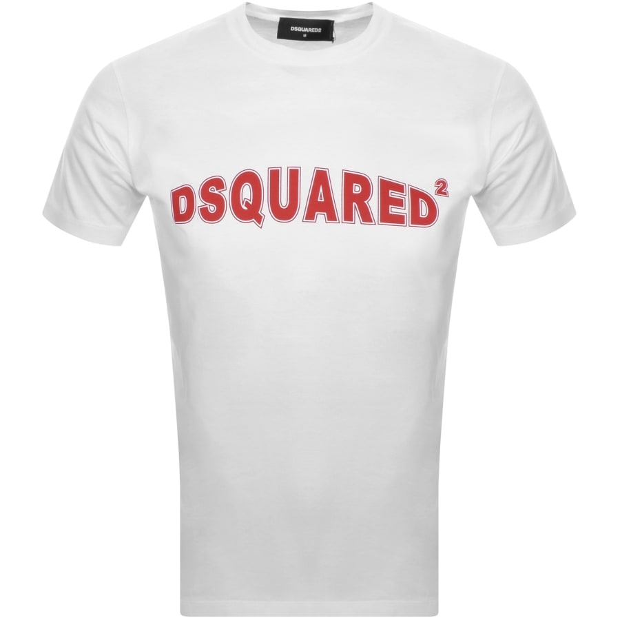 大人気アイテム Shirt T Logo DSQUARED2 White Menswear Mainline | トップス